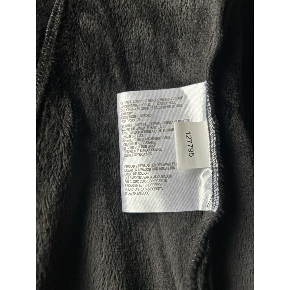 Michael Kors Trench Coat Womens XS Black Hooded Belted Zip Lined NWT - Picture 13 of 16